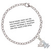 Silver Plated Number - 4 - Silver Plated Clip on Charm with Mini Year 2025 Jewelry Ideas and Examples