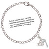 Silver Plated Number - 7 - Silver Plated Clip on Charm with Mini Year 2025 Jewelry Ideas and Examples