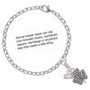 Silver Plated Shamrock with Celtic Knot - Silver Plated Clip on Charm with Mini Year 2025 Jewelry Ideas and Examples