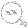 Silver Plated Crystal Initial - D - Silver Plated Clip on Charm with Mini Year 2025 Jewelry Ideas and Examples