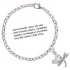 Silver Plated Small Dragonfly with Crystal - Silver Plated Clip on Charm with Mini Year 2025 Jewelry Ideas and Examples