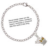 Silver Plated Owl with Lime Green Crystal Eyes - Silver Plated Clip on Charm with Mini Year 2025 Jewelry Ideas and Examples
