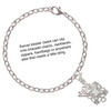 Silver Plated Square AB Crystal with Filigree - Silver Plated Clip on Charm with Mini Year 2025 Jewelry Ideas and Examples