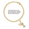 Gold-tone Crystal Initial - I - Gold-tone Plated Clip on Charm with Mini Year 2025 Jewelry Ideas and Examples