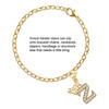 Gold-tone Crystal Initial - Z - Gold-tone Plated Clip on Charm with Mini Year 2025 Jewelry Ideas and Examples