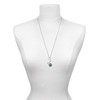 Silver Plated Medium Translucent Green Paw - Silver Plated Clip on Charm with Mini Year 2025