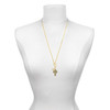 Gold-tone Large Celtic Cross - Gold-tone Plated Clip on Charm with Mini Year 2025