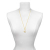 Gold-tone Mini Skull & Bones with Crystals - Gold-tone Plated Clip on Charm with Mini Year 2025