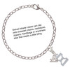 Silver Plated Large Greek Letter - Xi - Silver Plated Clip on Charm with Mini Year 2025 Jewelry Ideas and Examples
