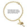 Gold-tone Palm Tree - Gold-tone Plated Clip on Charm with Mini Year 2025 Jewelry Ideas and Examples