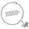 Twins Heart with Two Pair of Baby Feet - Silver Plated Clip on Charm with Mini Year 2025 Jewelry Ideas and Examples