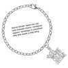 Silver Plated Imagine Create Become - Silver Plated Clip on Charm with Mini Year 2025 Jewelry Ideas and Examples
