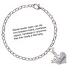 Silver Plated I Tumble Heart - Silver Plated Clip on Charm with Mini Year 2025 Jewelry Ideas and Examples