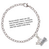 Silver Plated Text Chat - lmao - Laughing My A** Off - Silver Plated Clip on Charm with Mini Year 2025 Jewelry Ideas and Examples