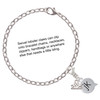 Silver Plated Text Chat - jk - Just Kidding - Silver Plated Clip on Charm with Mini Year 2025 Jewelry Ideas and Examples