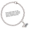 Silver Plated Text Chat - gr8 - Great - Silver Plated Clip on Charm with Mini Year 2025 Jewelry Ideas and Examples