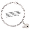 Silver Plated Disc Initial - i - Silver Plated Clip on Charm with Mini Year 2025 Jewelry Ideas and Examples