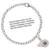 Silver Plated Disc Initial - s - Silver Plated Clip on Charm with Mini Year 2025 Jewelry Ideas and Examples