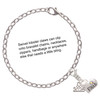 Faith Heart with AB Crystal - Silver Plated Clip on Charm with Mini Year 2025 Jewelry Ideas and Examples