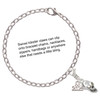 Silver Plated Medium Skull - Silver Plated Clip on Charm with Mini Year 2025 Jewelry Ideas and Examples