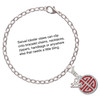 Silver Plated Red Chinese Blessing - Silver Plated Clip on Charm with Mini Year 2025 Jewelry Ideas and Examples
