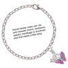 Silver Plated Hot Pink & Purple Butterfly - Silver Plated Clip on Charm with Mini Year 2025 Jewelry Ideas and Examples
