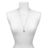 Silver Plated Love Square - Round Seal - Silver Plated Clip on Charm with Mini Year 2025