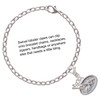 Silver Plated Trumpeter Angel - Oval Seal - Silver Plated Clip on Charm with Mini Year 2025 Jewelry Ideas and Examples