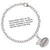 Silver Plated Believe - Oval Seal - Silver Plated Clip on Charm with Mini Year 2025 Jewelry Ideas and Examples