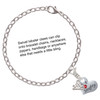Silver Plated Naughty or Nice Heart with Crystals - Silver Plated Clip on Charm with Mini Year 2025 Jewelry Ideas and Examples