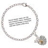 Two-tone Spider Web Heart with Crystal Spider - Silver Plated Clip on Charm with Mini Year 2025 Jewelry Ideas and Examples