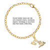 Gold-tone 3-D Flying Bat with Crystals - Gold-tone Plated Clip on Charm with Mini Year 2025 Jewelry Ideas and Examples