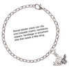 Silver Plated Small 3-D Bee - Silver Plated Clip on Charm with Mini Year 2025 Jewelry Ideas and Examples