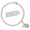 Black Nickeltone Clear Crystal Lucky Star - Silver Plated Clip on Charm with Mini Year 2025 Jewelry Ideas and Examples