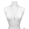 Silver Plated Lime Green & Hot Blue Butterfly Locket - Silver Plated Clip on Charm with Mini Year 2025