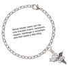 Silver Plated Caduceus - DDS - Silver Plated Clip on Charm with Mini Year 2025 Jewelry Ideas and Examples