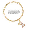 Rose Gold-tone Crystal Initial - A - Gold-tone Plated Clip on Charm with Mini Year 2025 Jewelry Ideas and Examples