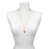 Gold-tone Large Disc Letter - I - Gold-tone Plated Clip on Charm with Mini Year 2025