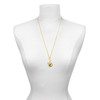 Gold-tone Large Disc Letter - L - Gold-tone Plated Clip on Charm with Mini Year 2025