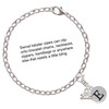 Silver Plated Capital Letter - E - Pebble Disc - Silver Plated Clip on Charm with Mini Year 2025 Jewelry Ideas and Examples