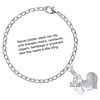 Silver Plated Nurse's Prayer Heart - Healing Hand - Silver Plated Clip on Charm with Mini Year 2025 Jewelry Ideas and Examples