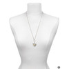 Two-tone Big Sister Rock on Clear Crystal Heart - Silver Plated Clip on Charm with Mini Year 2025