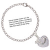 Silver Plated Mom Rocks on AB Crystal Heart - Silver Plated Clip on Charm with Mini Year 2025 Jewelry Ideas and Examples