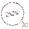 Silver Plated Crystal Open Heart - Silver Plated Clip on Charm with Mini Year 2025 Jewelry Ideas and Examples