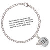 Silver Plated Half Marathon with Clear Crystal Roman Numeral - Silver Plated Clip on Charm with Mini Year 2025 Jewelry Ideas and Examples