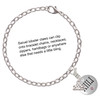 Silver Plated Half Marathon with Pink Crystal Roman Numeral - Silver Plated Clip on Charm with Mini Year 2025 Jewelry Ideas and Examples