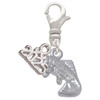 Silver Plated Jumping Trout - Silver Plated Clip on Charm with Mini Year 2025: Year to Remember Jewelry Gift - Celebrations
