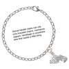 Silver Plated Jumping Trout - Silver Plated Clip on Charm with Mini Year 2025 Jewelry Ideas and Examples