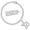 Silver Plated Small Gelato Script Initial - B - Silver Plated Clip on Charm with Mini Year 2025 Jewelry Ideas and Examples