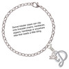 Silver Plated Small Gelato Script Initial - D - Silver Plated Clip on Charm with Mini Year 2025 Jewelry Ideas and Examples